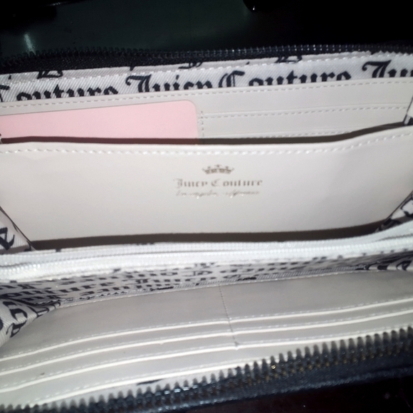 BNWT juicy couture rose print vinyl wallet - Picture 4 of 4